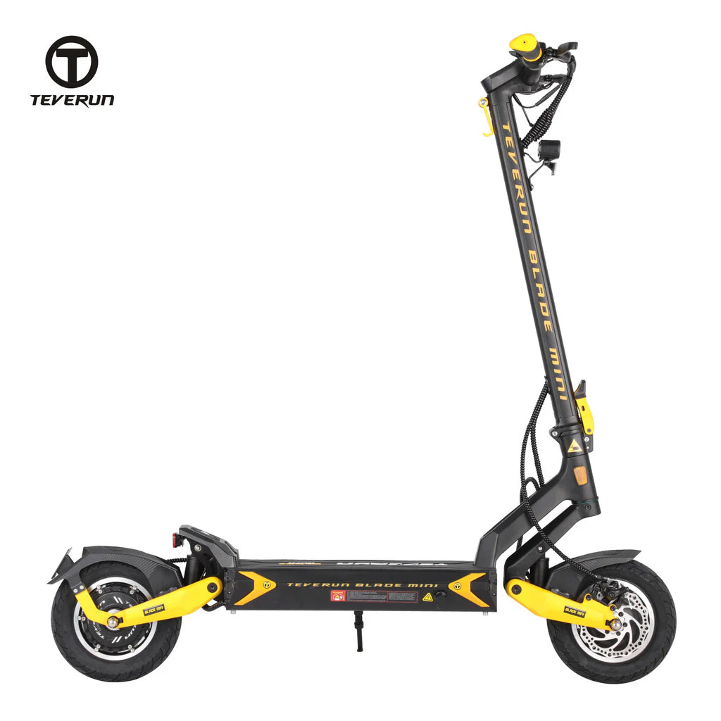 Teverun Blade Mini Pro noir ou jaune – 50 km/h, 2×500W, 60 km d’autonomie